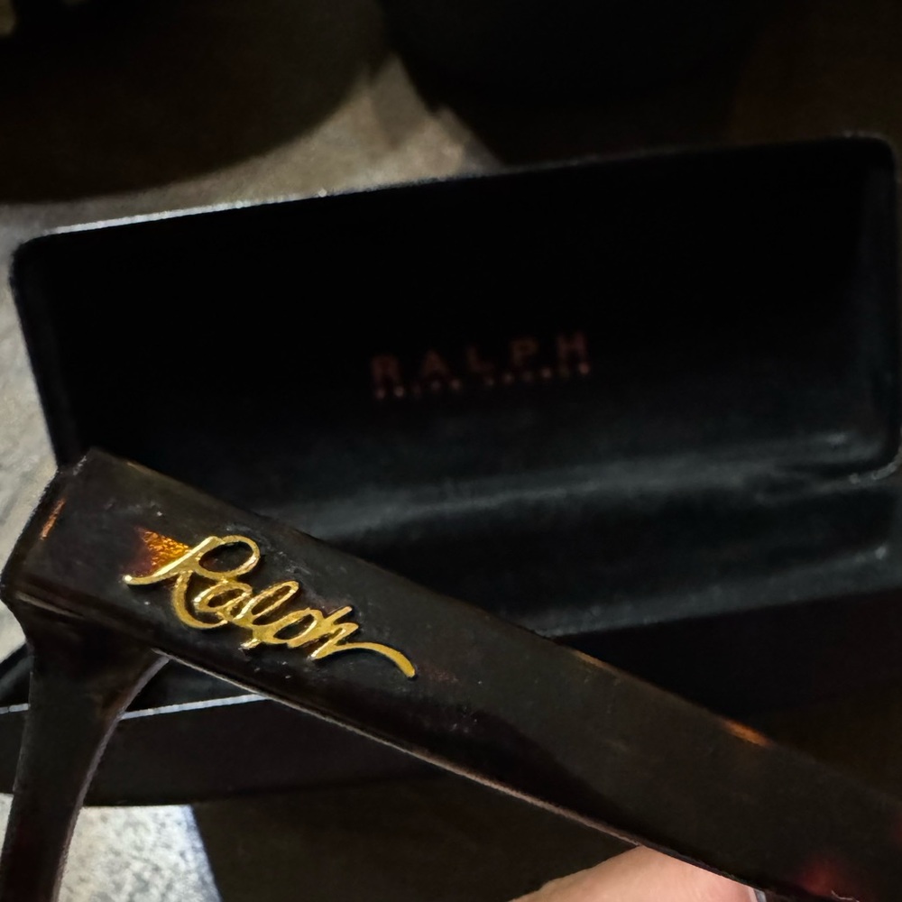 Ralph Lauren Tortoise Shell Eyewear with Black Case RX - Picture 3 of 7